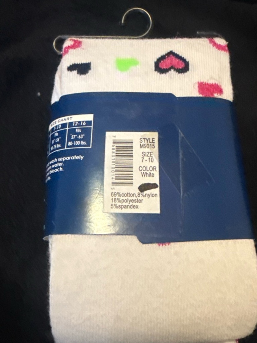Socks with heart pattern - Picture 2 of 2